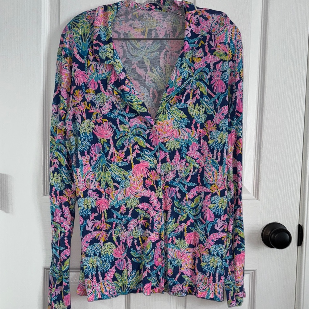 Lilly Pulitzer Pastel Floral Top